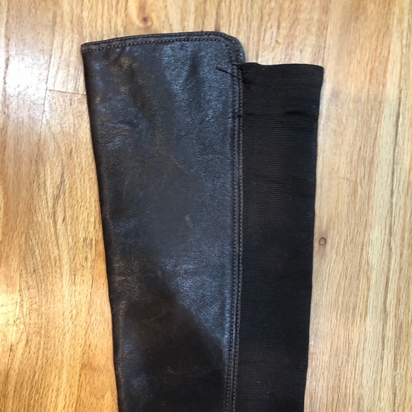 Twisted Riding Boot: Women Dark brown Tory Burch over the knee boots